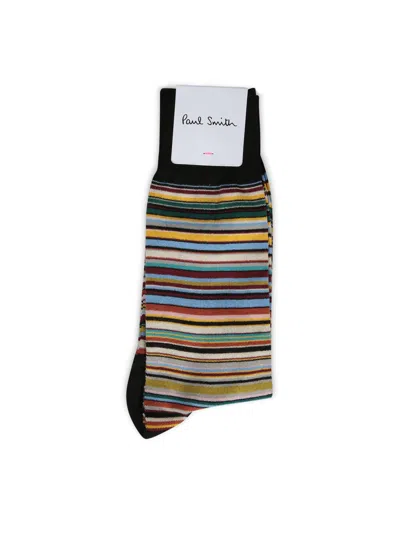 Paul Smith Cotton Socks In Black
