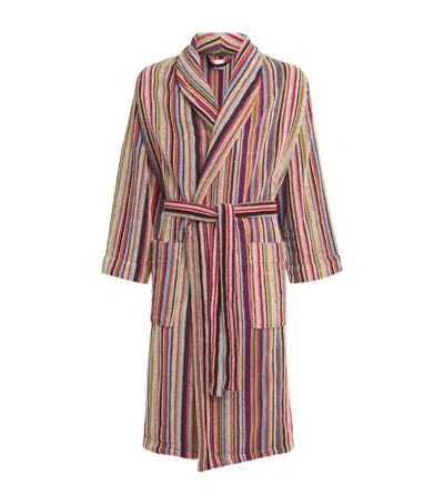 PAUL SMITH COTTON STRIPE ROBE