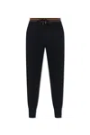 Paul Smith Signature Stripe Cotton Sweatpants In Black
