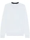 Paul Smith Sky Blue Crew Neck Sweater In Blue