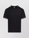 Paul Smith Signature Stripe Trim T-shirt In Black