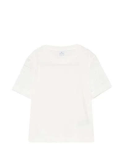 Paul Smith Cotton T Shirt In White