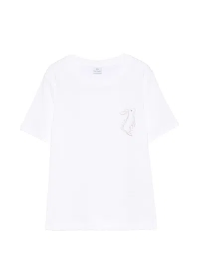 Paul Smith Cotton T Shirt In White