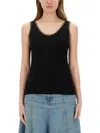 Paul Smith Cotton Tank Top In Black