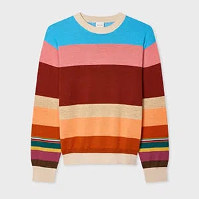 Paul Smith Cotton-linen Bold Stripe Sweater Multicolour