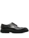 Paul Smith Count Decorative-stitching Brogues In Black