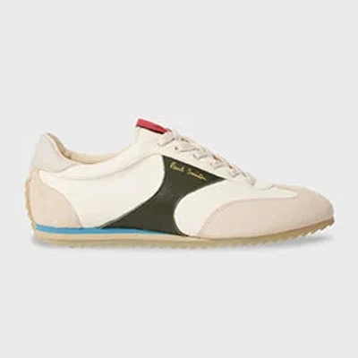 Paul Smith Cream 'chilly' Trainers White In Multi