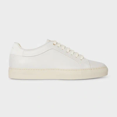 Paul Smith Cream White Leather 'basso' Sneakers