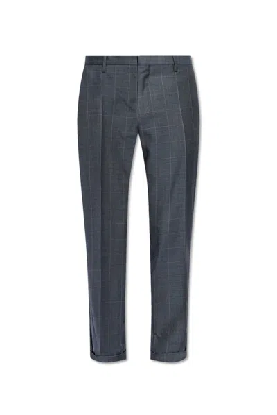 Paul Smith Creased Trousers In Grey
