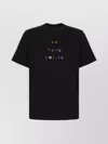 Paul Smith Crew Neck Graphic Print Short Sleeves T-shirt In Black