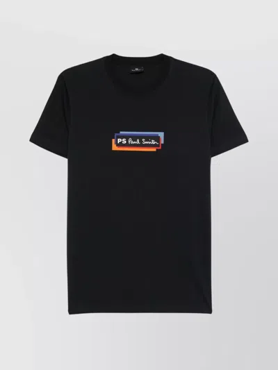 Paul Smith Crew Neck Jersey T-shirt In Black