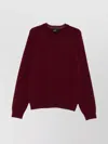 Paul Smith Crew Neck Knitted Sweater With Raglan Sleeves In Red