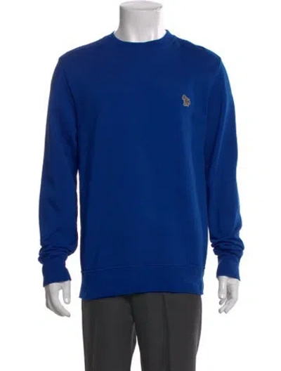 Pre-owned Paul Smith Crew Neck Long Sleeve Sweatshirt In Blue