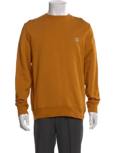 Pre-owned Paul Smith Crew Neck Long Sleeve Sweatshirt In Yellow