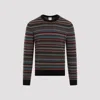 Paul Smith Pattern-intarsia Knitted Jumper In Multi Coloured