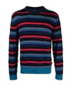 PAUL SMITH CREW-NECK STRIPE-PATTERN JUMPER