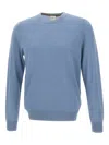 Paul Smith Crew-neck Sweater In Blue