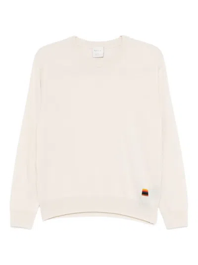 Paul Smith Crew-neck Sweater In White