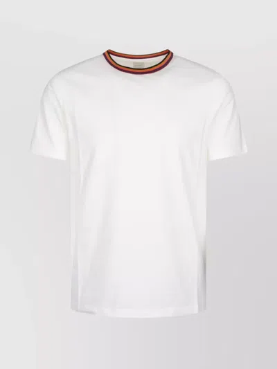 PAUL SMITH CREW NECK T-SHIRT CONTRAST TRIM