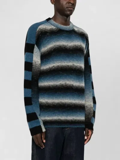 Paul Smith Gradient-effect Striped Sweater In Black