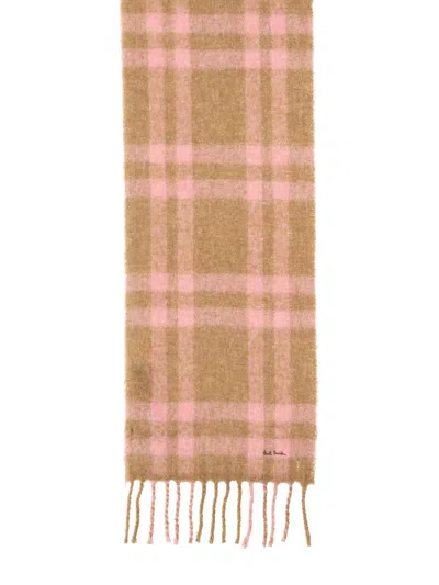 Paul Smith "cruxella" Scarf In Brown