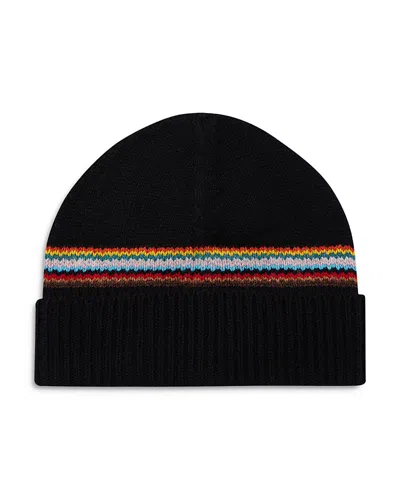 Paul Smith Cuffed Beanie In Black
