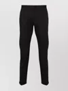 Paul Smith Cuffed Hem Trousers With Side And Back Pockets In Black