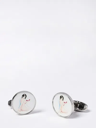 Paul Smith Cufflinks Men  In White