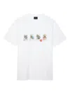 Paul Smith Mens Regular Fit Cups T-shirt In White