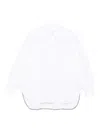 Paul Smith Curved-hem Cotton Shirt In White