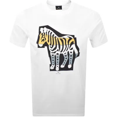 Paul Smith Cut Out T Shirt White