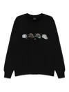 Paul Smith Mens Cycling Caps Graphic Sweatshirt In Black