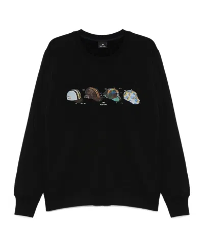 PAUL SMITH PS PAUL SMITH CYCLING CAPS PRINT SWEATSHIRT
