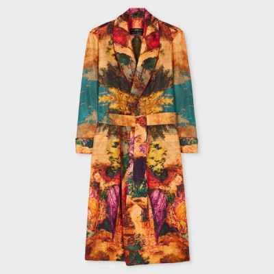 Paul Smith Daniel Hanson For  - Tapestry Print Silk Dressing Gown Multicolour