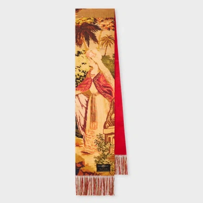 Paul Smith Daniel Hanson For  - Tapestry Print Silk Scarf Multicolour