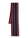 Paul Smith Bright Stripe Wraparound Knitted Scarf In Multi