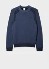 Paul Smith Dark Blue Wool Crew Neck Sweater In Blue