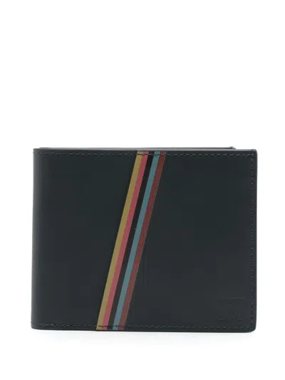 PAUL SMITH DARK BLUE LEATHER WALLET