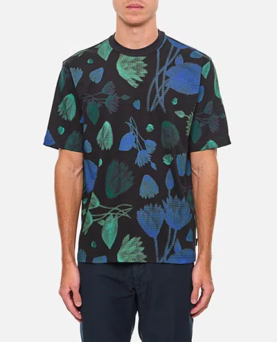Paul Smith Dark Blue Printed T-shirt