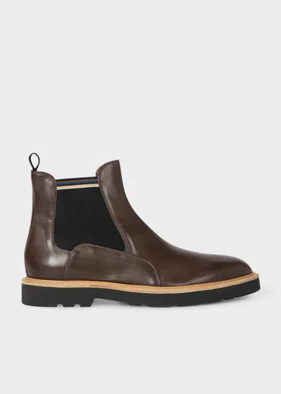 Paul Smith Dark Brown Leather 'argo' Boots