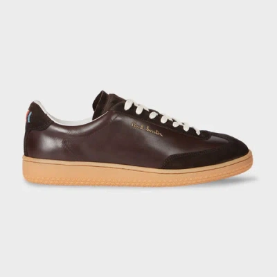 Paul Smith Dark Brown Leather 'como' Trainers