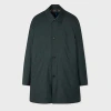 Paul Smith Wool Mac With Gilet In Green
