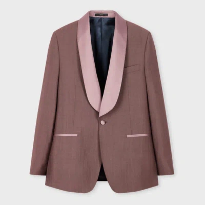 Paul Smith Dark Mauve Wool-mohair Evening Blazer Purple
