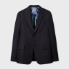 Paul Smith Navy Stripe Tropical Wool Buggy-lined Blazer Blue In Blue