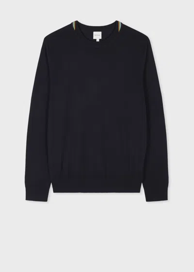 Paul Smith Mens Sweater Crew Neck Blue