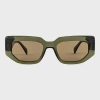 Paul Smith Dark Olive 'kennet' Sunglasses Green In Green