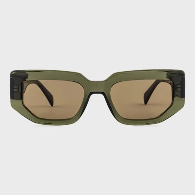 Paul Smith Dark Olive 'kennet' Sunglasses Green