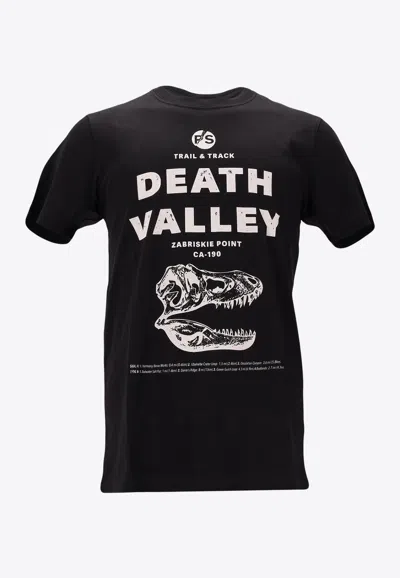Paul Smith Death Valley Printed T-shirt In Black