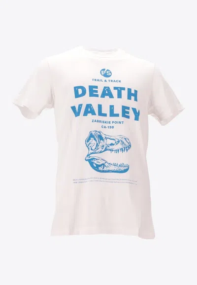 Paul Smith Death Valley Printed T-shirt In White