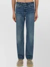 Paul Smith Denim Jeans With Belt Loops And Contrast Stitching In Blue